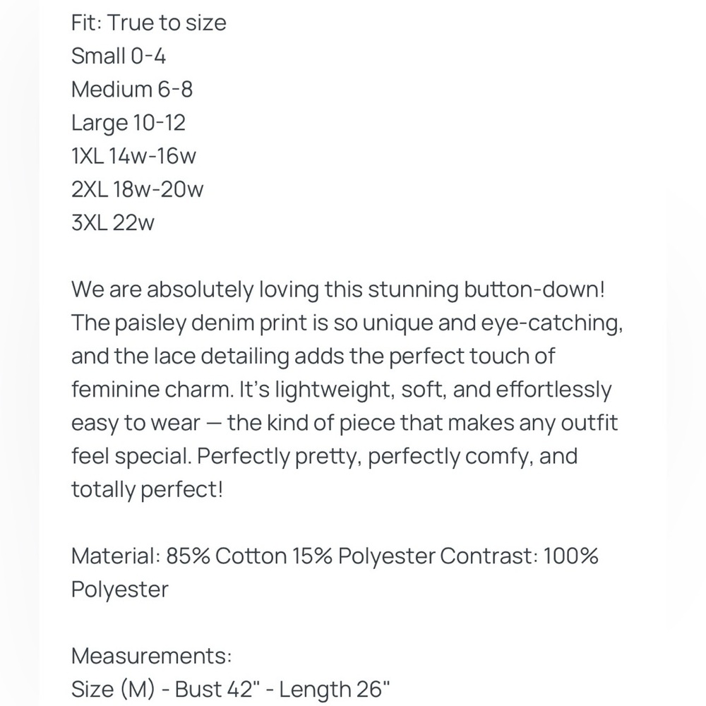 Paisley Denim - Picture 5 of 5